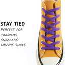 3 x VSUDO 2 Pairs Flat Shoe Laces for Sneakers, Shoe Strings/Shoelaces for Sneakers (39" ( 100 CM ), 18 Purple)
