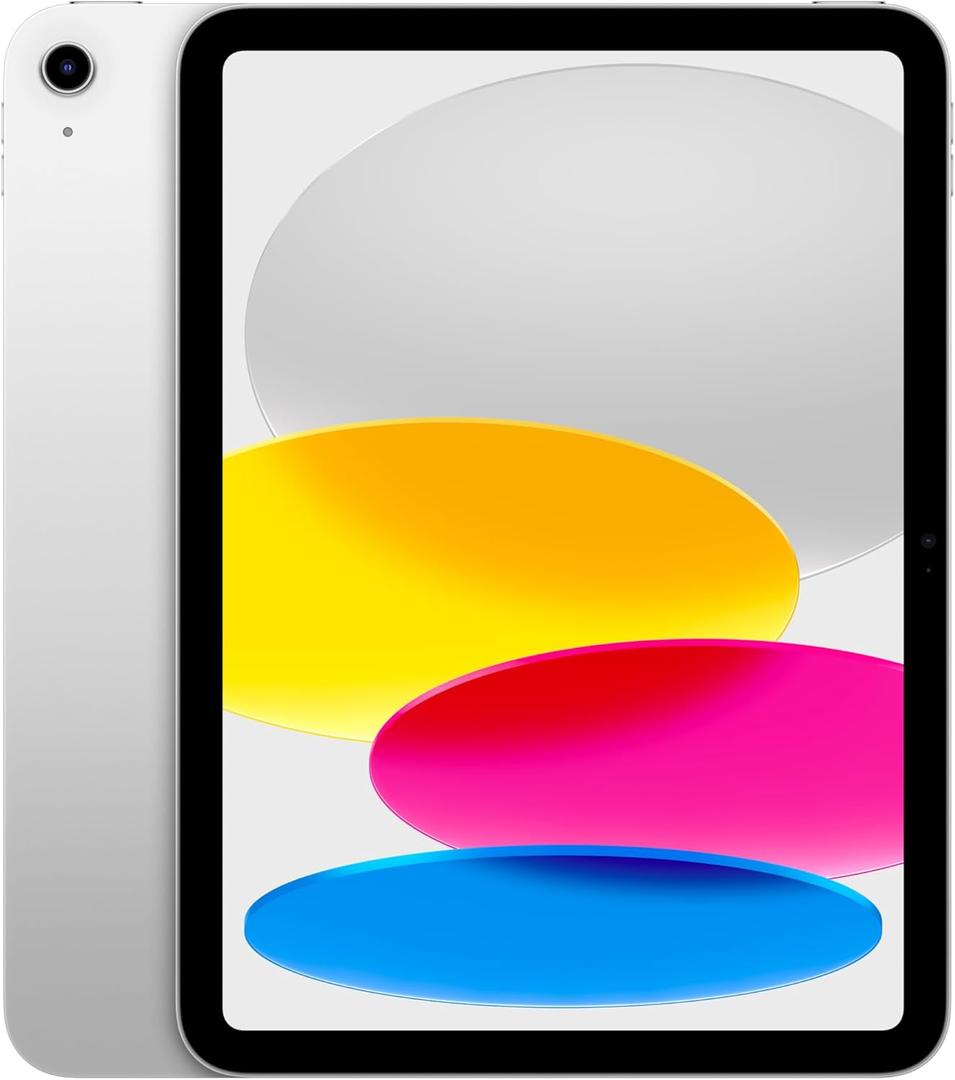 Apple iPad 11-inch: A16 chip, 11-inch Model, Liquid Retina Display, 256GB, Wi-Fi 6, 12MP Front/12MP Back Camera, Touch ID, All-Day Battery Life Silver
