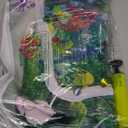 Interactive Cat Toy for indoor Cats, Upgraded Cat Water Mat with Fish - Thickened 0.7mm Enrichment Stimulating Water Sensory Play Mat, Water Bed Toys for Bored Adult Kitten Cats to Exercise & Hunting