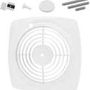 97011790 S97011790 Grille Assembly Replacement for Broan Nutone 509S-A 509S-B Exhaust Fan Cover, Bathroom Exhaust Fan Cover, Through Wall Fan 503 505 507 509s Ventilation Fan Kit (Replaces Old Style)