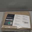 LuxClub 4 PC Queen Sheet Set, Deep Pockets Wrinkle Free Cooling Bed Sheets Hotel Bedding for Women, Men, Includes 1 Fitted Sheet, 1 Flat Sheet and 2 Pillowcases-Soft Light Khaki