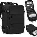 Casual Backpack Traveling Backpack, A-black, Expandable, Modern
