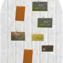Foldable Bulletin Board 24x16 inches, 0.35" Thick Felt Wall Tiles, Large Cork Board with Adhesive Sticker, Round Edges Wall Panels for Office Bedroom Living Room, Decorative Board (Silver Grey)