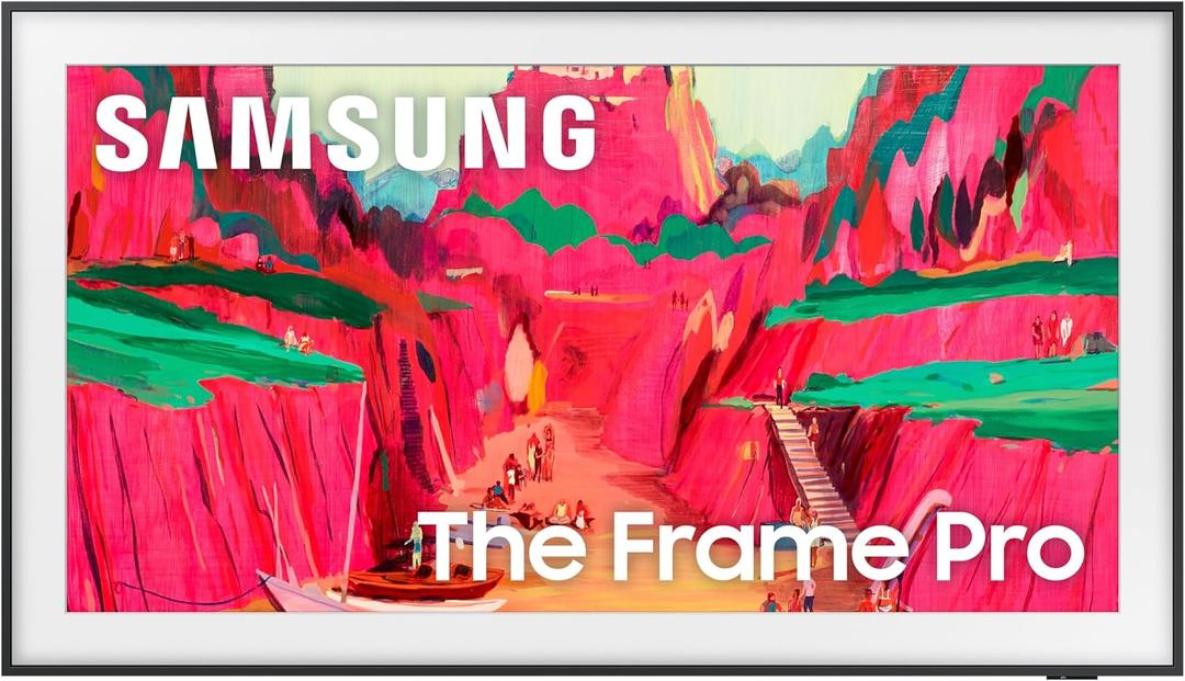 Samsung 65-Inch Class The Frame Pro LS03FW 4K Neo QLED Mini LED Smart TV (2025 Model) Modern Frame Design with Wireless One Connect, NQ4 AI Gen3 Processor, Art Mode, Samsung Vision AI, Alexa Built-in