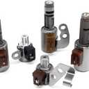 U140E F140E U140 U241 U240E Transmission Solenoid Kit,Compatible with Toyota Camry 2000-2004,RAV4 2001-2007,Solara 2002-2005, Highlander 2001-2007,Lexus ES300/RX300 and Scion tC(5PCS)