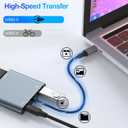 USB C to Dual HDMI Adapter 4K@60Hz, Type C Hdmi Splitter for Dual Monitors with USB 3.0, 100W Fast Charging, USB Hub with 2-HDMI Extended Display for MacBook, USB-C Laptop for Dell for Lenovo