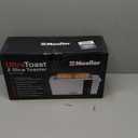 Mueller UltraToast Full Stainless Steel Toaster 2 Slice, Long Extra-Wide Slots with Removable Tray, Cancel/Defrost/Reheat Functions, 6 Browning Levels with LED Display, Housewarming Gifts New Home