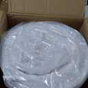 Amazon Basics Plush Memory Foam Mattress, Breathable, 8 Inch, Full, White/Grey, 75 x 54 x 8 inches
