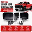 Under Seat Storage Box for 2019-2026 Chevy Silverado 1500 & GMC Sierra 1500,2020-2026 Silverado/Sierra 2500HD/3500HD