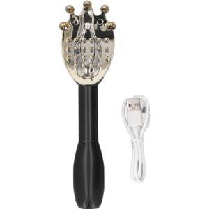 Hztyyier Electric Back Scratcher, Extendable Massage Tool, Black, Portable Itch Relief for Home and Travel