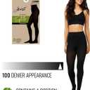 Hanes EcoSmart Women's Same to Waist, Sheer Toe, Blackout Opaque Tights
