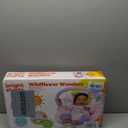 Bright Starts Pink Vibrating Baby Bouncer, Removable Toy Bar with 2 Toys, Nonslip Feet, 0-6 Months Up to 20 lbs (Wildflower Wonders)