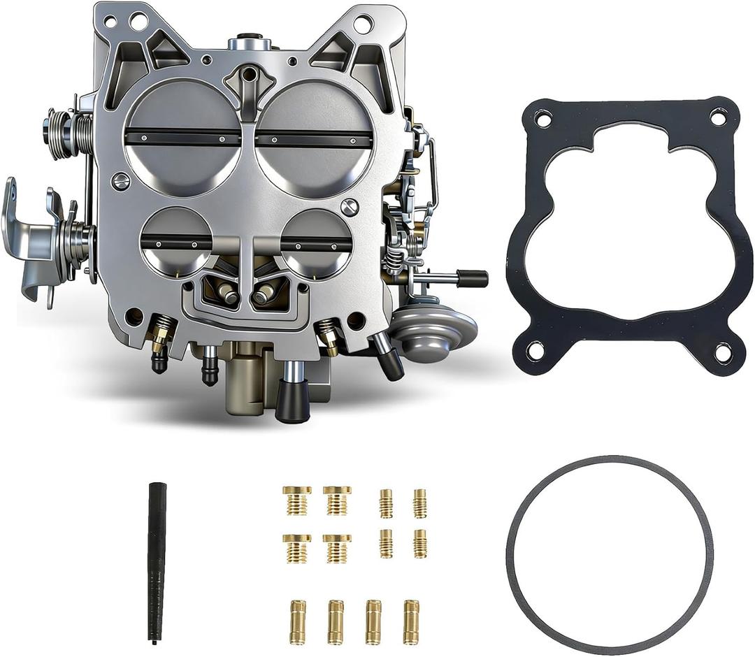 4 Barrel Carburetor Replacement for Chevrolet Engines 327 350 427 454 | Carb Replacement for 1901R Rochester Quadrajet 4MV 1966-1973 1901-GG 4-BBL/for Corvettes 1975-1979 600 CFM