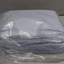 FLYMME Quilts Queen Size,Lightweight Sky Blue Bedspreads, Vintage Olive Leaf Pattern,Ultra Soft Microfiber Bed Coverlet 3 Pieces for All-Seasons (1 Quilt,2 Shams) (Full/Queen(90"x96"))