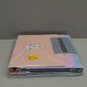 SUIN 1 Inch 3 Ring Binder 4 Pack Pastel Colors, Holds 200 Sheets Letter Size with Pockets for School Office Home