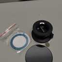 Lisen A608Magnetic Grid Suction Cup Phone mount (Black/1 pack)