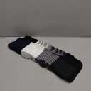 Ankle Socks Men 8 Pairs Cotton Low Cut Socks Breathable Casual Ankle Socks Women (9-12, E-8 Pairs(2*black+2*white+2*grey+2*navy))