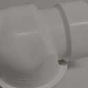 GASHER 4" PVC Backflow Preventer Valve, Sewer Check Back Flow Preventer Drain Backflow Preventer Valve for a Variety Of Drainage Systems