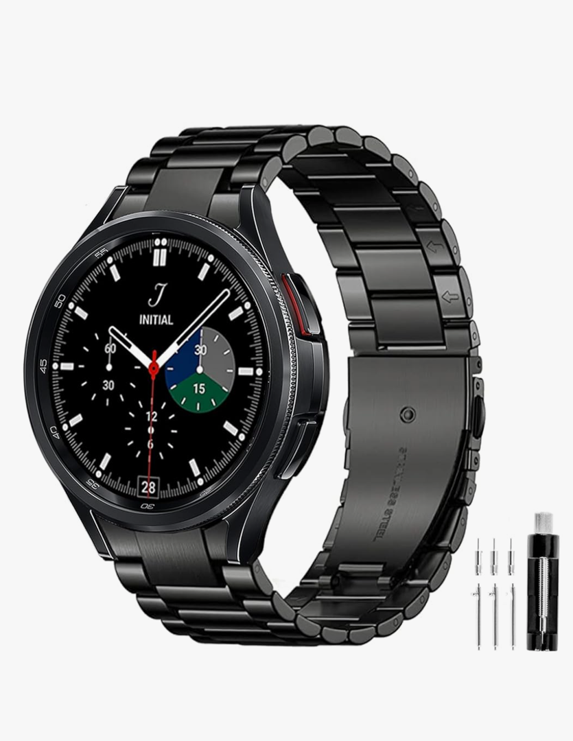 GOLDTOLUCK Stainless Steel Band Compatible with Samsung Galaxy Watch 7 6 5 4 FE Pro Classic 40mm 44mm 43mm 47mm 45mm 42mm 46mm 20mm Men Women Milanese Metal Elegant Casual
