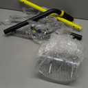 Jardineer Rotary Cultivator for Gardening, Long Handle Garden Cultivator for Soil Mixing, Reseeding, Lawn Aerating, Hand Tiller with Auxiliary Handle Suitable for Women and The Elderly