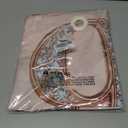 19th Birthday Door Cover 71x35 Inch Elegant Rose Gold Glitter Happy Birthday Banner for Girls Sparkling Diamond Number Nineteenth Milestone Celebration Party Photo Booth Prop Wall Decor