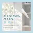 2pcs White Bird Ornaments - 9 Inch Clip-on Fake Doves for Christmas Tree - Artificial Feathered Bird Decor for Wedding & Memorial Home Figures