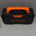 BUGANI Bluetooth Speaker, 80W Powerful Portable Wireless Speaker IPX7 Waterproof, Outdoor Loud Speakers with Handle 24H Playtime, Support Microphone AUX USB Suitable for Party, Pool, Singing (Orange)