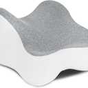 Large Knee Pillow for Side Sleepers, Memory Foam Long Leg Pillow for Side Sleeping for Hip Pain, Back Pain, Sciatica Pain Relief, Support Between Legs - Removable Cover (Small)