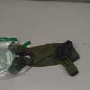 PUMYPOREITY Sticky Hair Cat Clothes, Prevent Loss Pajamas, Soft Sweaters for Cats Only, Onesie, Recovery Suit After Surgery, Green, M