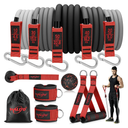 WALITO Resistance Bands Set - Exercise Bands, Door Anchor, Legs Ankle Straps, for Heavy Resistance Training, Physical Therapy, Muscle Training, Yoga, Home Workouts