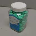 LYSIAN 100 Pairs Slim Foam Ear Plugs for Small Ear Canals Women, 35dB SNR Noise Canceling Sound Blocking Reduction Earplugs for Sleeping, Snoring, Work, Shooting, Studying, Loud Noise