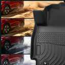 Car Floor Mats for Nissan Rogue 2021-2025 2026, Not for Sport, Black