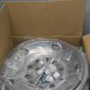 Hubcaps Well Suitable for 2012-2017/2019-2023 Dodge RAM 4500 5500 Truck Stainless Steel 304 Wheel Simulator 4PCS to 19.5 inches 10 LugNuts