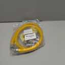 48" Gas Dryer Hose Kit,Stainless Steel Stove Gas Line with Connector 1/2" MIP 1/2"FIP 3/4"MIP Fitting,5/8" OD(1/2" ID) Gas Connector Kit for Stove,Gas Stove, Dryer,Water Heater-by MIFLUS