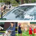 FANHAO Garden Hose Nozzle, 100% Heavy Duty Metal Water Hose Nozzle Sprayer with 7 Spray Patterns, High Pressure Hand Sprayer with Ergonomic Handle for Watering Plants & Lawns, Washing Cars & Pets