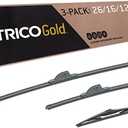 TRICO Gold 3-Piece Driver/Passenger/Rear All-Weather Automotive Replacement Windshield Wiper Blade Kit for 2016-2020 Kia Sorento; Includes 26", 16" & 12" Premium Beam Blades