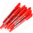 Haofy 5pcs Quick-Drying Drawing Marker Set Dual-Ended Colored Marker Pen for Sketching, Graffiti, 5.5" Pen for Artists, Plastic Material (Red)