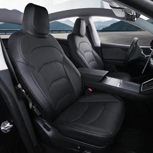 Seat Covers for 2025-2026 Tesla Model Y Juniper, 5-Seater, Black