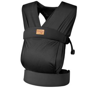 Baby Wraps Carrier Sling, Baby Carrier for Newborns and Toddlers,Skin-Friendly and Soft Front Baby Carrier Wrap Perfect Newborn Gifts (Black, Mesh)