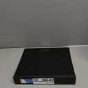 Samsill 1.5 Inch Document Storage Binder,100% Recycled Chipboard, Round Ring, Black