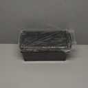 Lifewit Plastic Black Tea Bag Organizer, Divided Storage Bin Box with 8 Compartments, Holds Coffee Pods, Sugar Packets, Condiments, Snacks for Countertop, Cabinet, 2 Pack