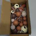 PCTCSHQ21Pcs Cowboy Cake Topper Cowboy Hat Boot Balls Cake Decorations Western Theme Birthday Baby Shower Party Decoration (Brown)