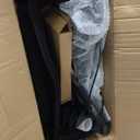 Upright Walkers for Seniors, 450 lb Heavy Duty Stand Up Rollator Walker with Adjustable Soft Sponge Armsupport & Seat, Tall Standing Folding Rolling Walker with 8'' Wheel, Blue