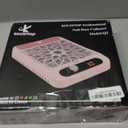 Nail Dust Collector for Nail Techs, Compact & Quiet Nail Vacuum dust Collector with Reusable Filter, Powerful Nail Fan Nail Tech Must Haves for Gel Polish, Pedicures, Salon & Home Use (Light Pink)