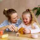 NUOBESTY 10pcs Wooden Dreidel Set Spinning Tops for Kids Wood Hanukkah Table Decorations Hanukkah Party Supplies Multi-Color