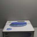 24ftRound Winter Pool Covers for Above Ground Pool Cover 21FT Cover 4FT Overlap - 500D Windproof with Steel Cable & Heavy Duty Winch - Swimming Pool Winter Cover Blue