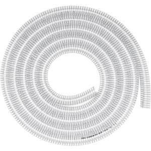 PVC Reinforced Hose 5/8"id x 10ft Suction Hose Clear Steel Wire Tubing Heavy-duty Spiral Steel Flexible Hose,Drain Fuel Oil Gas Water for Marine Bilge Pump Pond Spa