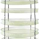 iPower Collapsible Breathable Mesh Herb Drying Rack for Buds & Hydroponic Plants with Sturdy Support, Heavy Duty Hang Dryer Net