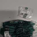 Clear Warm White Christmas Lights - 9 ft String of 50 Incandescent Mini Bulbs Multifunctional Lighting Modes, for Decorative, Bedroom, Outdoor, Xmas Twinkle Tree Lights with Green Wire Total 10.4 ft