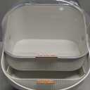 Makeup Organizers and Storage, Make up Organizer for Vanity Cosmetics Skincare Organizers With Lid and Drawers Display Cases for CountertopWhite